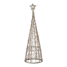 Load image into Gallery viewer, LED Wicker Christmas Tree With Star
