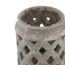 Load image into Gallery viewer, Siena Brown Large Lattice Lantern
