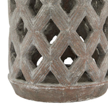 Load image into Gallery viewer, Siena Brown Large Lattice Lantern
