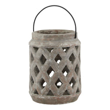 Load image into Gallery viewer, Siena Brown Large Lattice Lantern
