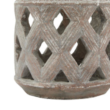 Load image into Gallery viewer, Siena Brown Lattice Lantern
