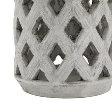 Load image into Gallery viewer, Athena Stone Large Lattice Lantern
