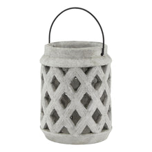 Load image into Gallery viewer, Athena Stone Large Lattice Lantern
