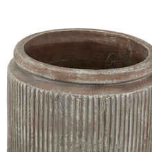 Load image into Gallery viewer, Siena Brown Dolly Pot
