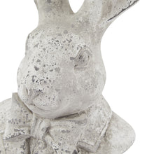 Load image into Gallery viewer, Stone Effect Tuxedo Hare Ornament
