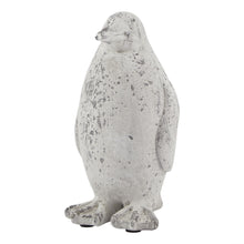 Load image into Gallery viewer, Small Grey Stone Effect Penguin Statue
