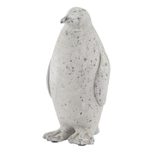 Load image into Gallery viewer, Medium Grey Stone Effect Penguin Statue
