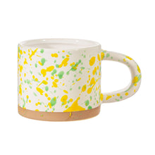 Load image into Gallery viewer, Yellow and Green Splatterware Mug
