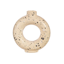 Load image into Gallery viewer, Sand Terrazzo Speckled Small Circle Vase
