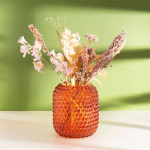 Load image into Gallery viewer, Amber Glass Bobble Vase
