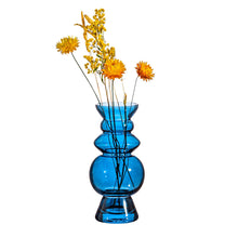 Load image into Gallery viewer, Selina Glass Vase Blue
