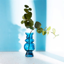 Load image into Gallery viewer, Selina Glass Vase Blue
