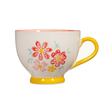 Load image into Gallery viewer, Folk Floral Teacup
