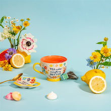 Load image into Gallery viewer, Folk Floral Teacup
