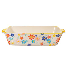 Load image into Gallery viewer, Folk Floral Serving Dish
