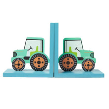 Load image into Gallery viewer, Green Tractor Bookends
