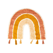 Load image into Gallery viewer, Earth Rainbow Rug With Tassels
