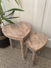 Load image into Gallery viewer, Heart Stools - Set of 2
