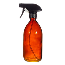 Load image into Gallery viewer, Amber Glass Refillable Bottle with Spray
