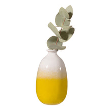 Load image into Gallery viewer, Dip Glazed Ombre Yellow Vase
