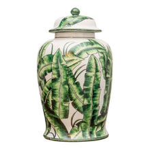 Load image into Gallery viewer, Corn Plant Leaf 17&quot; Ginger Jar
