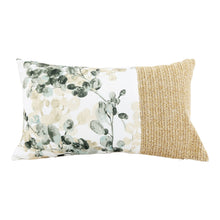 Load image into Gallery viewer, Daisy Leaf Print Scatter Cushion 49cm
