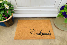 Load image into Gallery viewer, Coir Doormat Welcome 40x60cm
