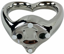 Load image into Gallery viewer, Silver Double Heart Tealight Holder
