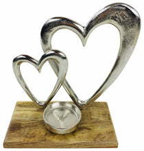 Load image into Gallery viewer, Double Heart Tealight Holder
