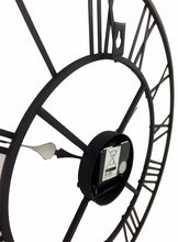 Load image into Gallery viewer, Metal Clock, Roman Numeral 40cm
