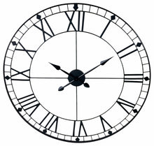 Load image into Gallery viewer, Black Roman Numeral Clock 88cm
