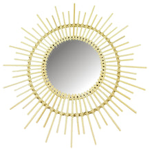 Load image into Gallery viewer, Rattan Mirrors Pointed 51cm
