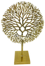 Load image into Gallery viewer, Gold Coral Sculpture
