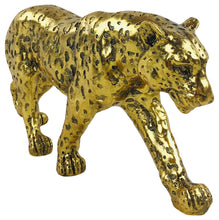 Load image into Gallery viewer, Gold Glitter Effect Leopard 40cm
