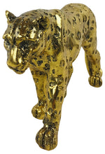 Load image into Gallery viewer, Gold Glitter Effect Leopard 27cm
