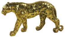 Load image into Gallery viewer, Gold Glitter Effect Leopard 27cm
