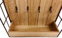 Load image into Gallery viewer, Wood &amp; Wire House Key Storage Unit
