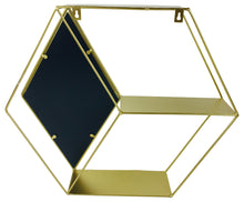 Load image into Gallery viewer, Hexagon Golden Mirror Unit
