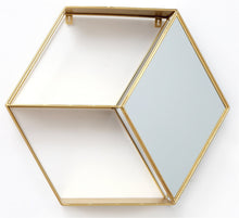 Load image into Gallery viewer, Hexagon Golden Mirror Unit
