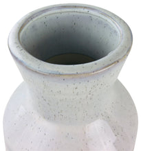 Load image into Gallery viewer, White Star Textured Stoneware Vase 44cm
