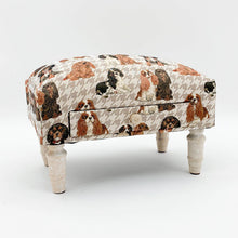 Load image into Gallery viewer, Dog Fabric Footstool with Drawer
