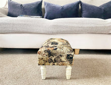 Load image into Gallery viewer, Cat Fabric Footstool with Drawer
