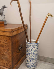 Load image into Gallery viewer, Jane Blue &amp; White Floral Umbrella Stand
