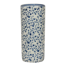 Load image into Gallery viewer, Jane Blue &amp; White Floral Umbrella Stand
