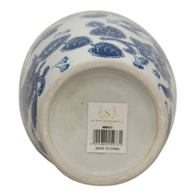 Load image into Gallery viewer, Anemone Blue &amp; White Urn Vase
