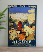 Load image into Gallery viewer, Vintage Metal Sign - Retro Advertising - Algerie Tourism
