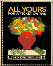 Load image into Gallery viewer, Vintage Metal Sign - Retro Advertising - London Underground
