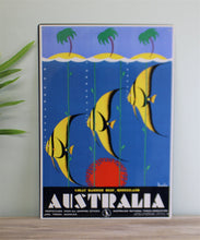 Load image into Gallery viewer, Vintage Metal Sign - Retro Advertising - Australia Fish
