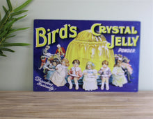 Load image into Gallery viewer, Vintage Metal Sign - Retro Advertising - Birds Crystal Jelly Powder
