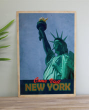 Load image into Gallery viewer, Vintage Metal Sign - Retro Advertising - New York
